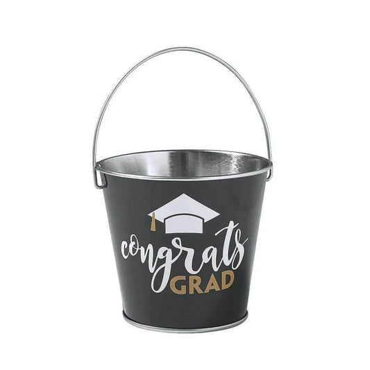 Graduation Metal Pail-0