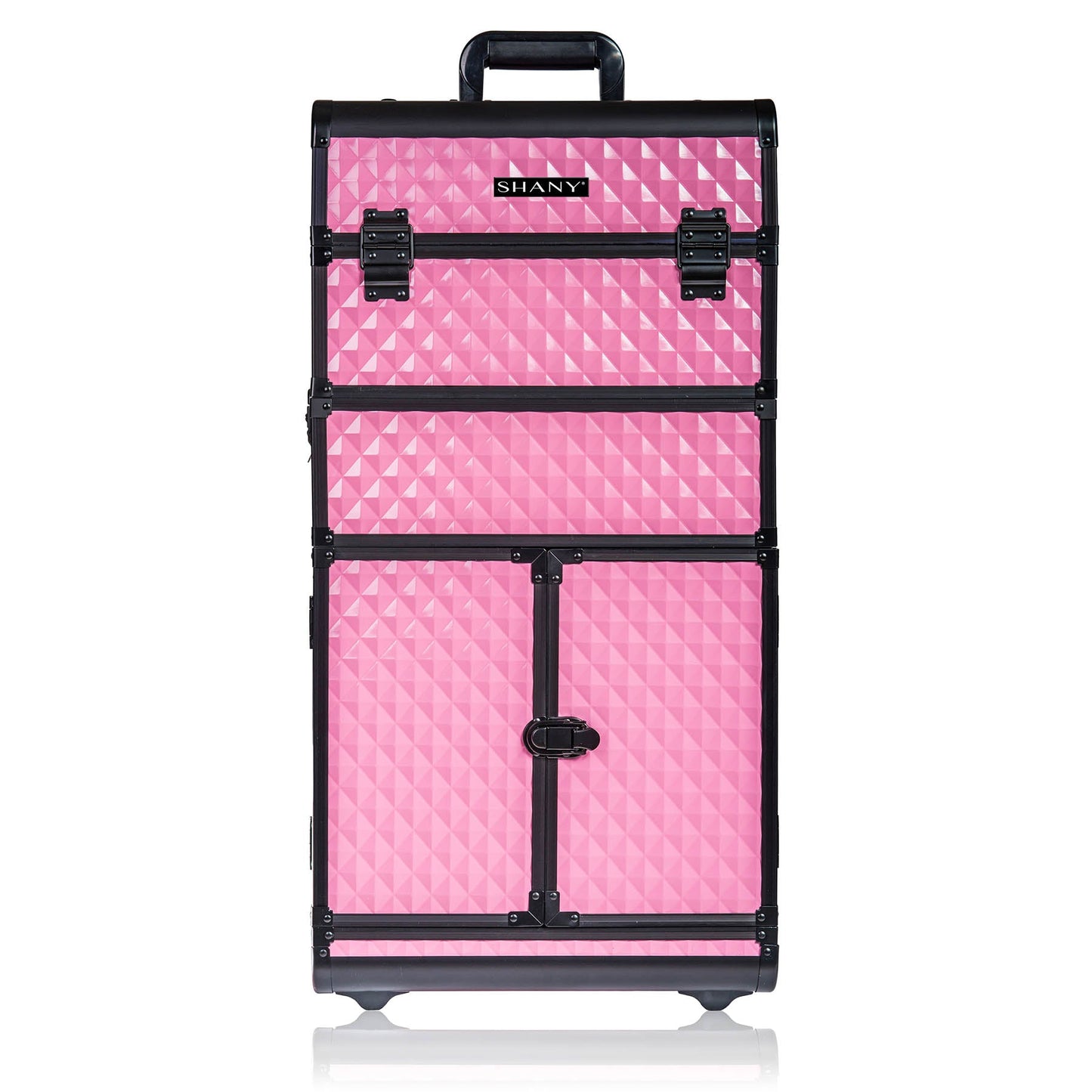 REBEL Series Pro Makeup Artists Rolling Train Case Trolley Case-6