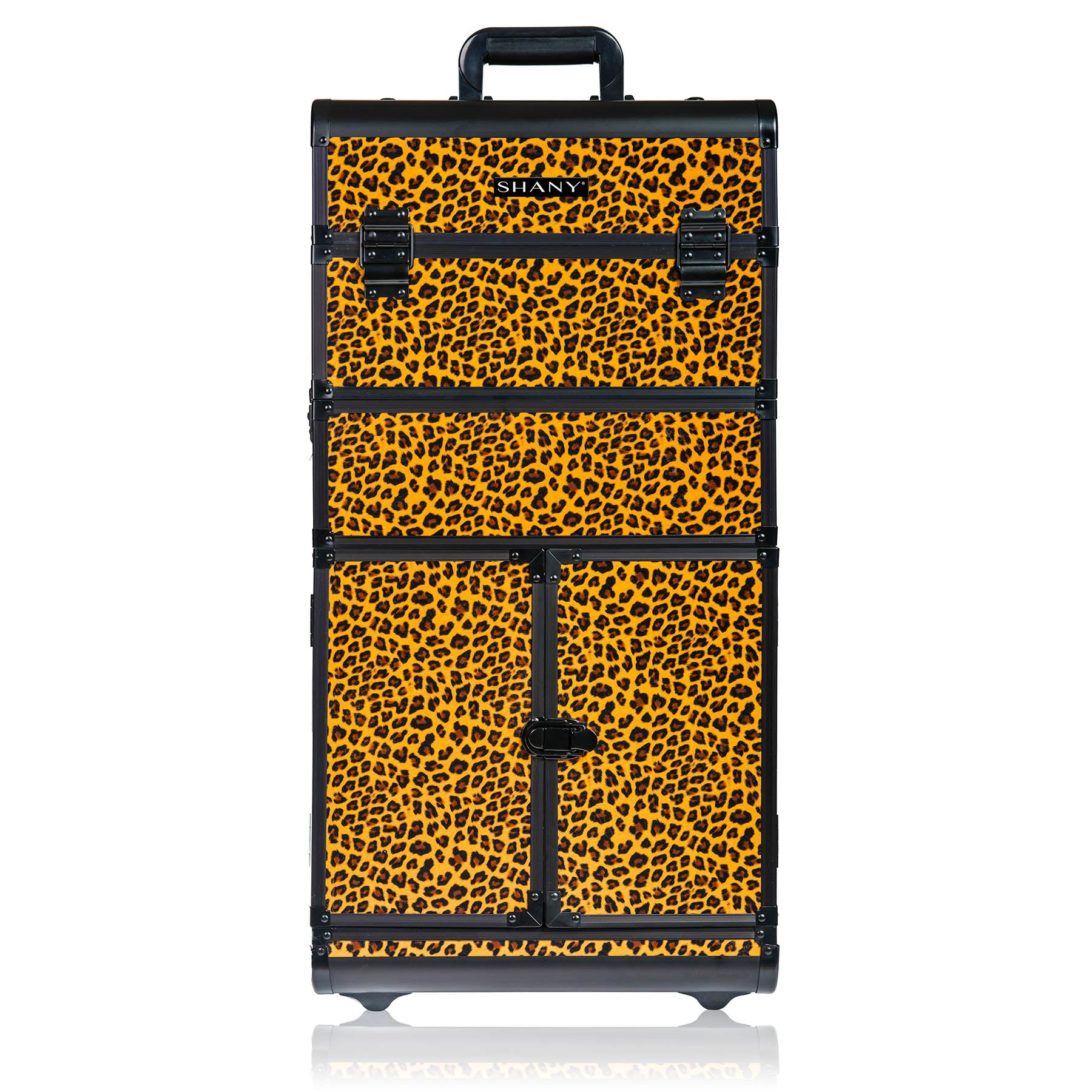 REBEL Series Pro Makeup Artists Rolling Train Case Trolley Case-5