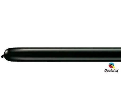Qualatex - 260Q Qpak Onyx Black Latex Balloons (50ct)-0