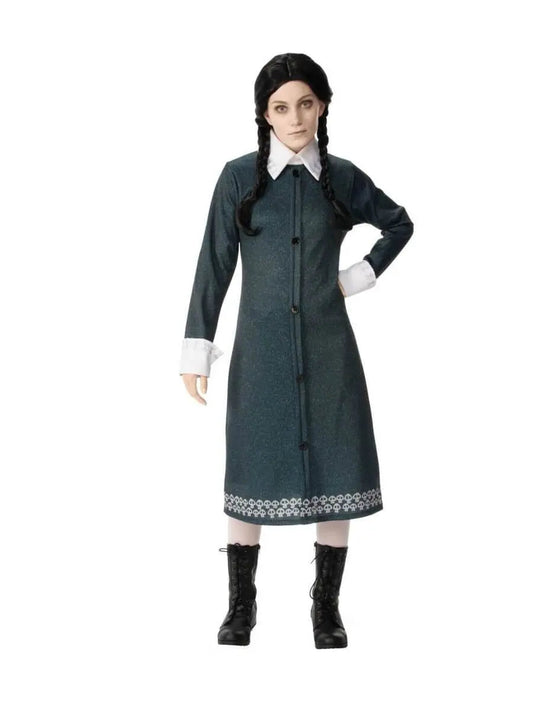 The Addams Family - Wednesday Adult Costume (Medium)-0